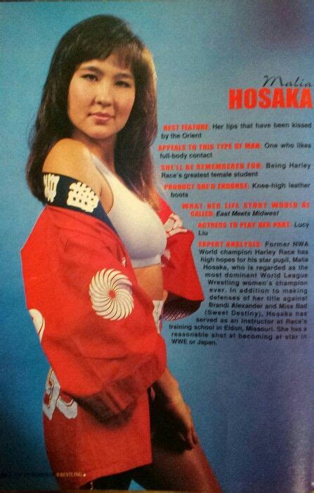 Malia Hosaka Female Wrestlers Wrestler Female