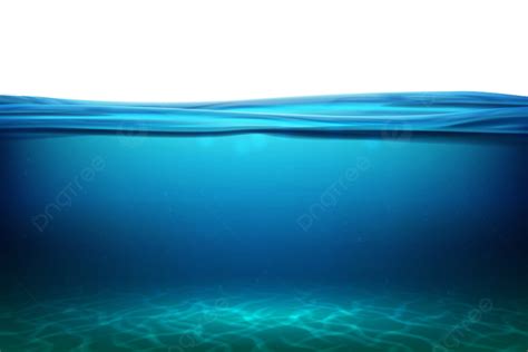 Lake Underwater Surfaces Relax Blue Background Salta Realistic