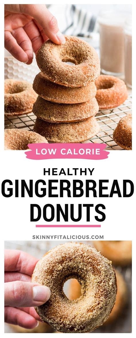Healthy Gingerbread Donuts Low Calorie Gingerbread Gingerbread