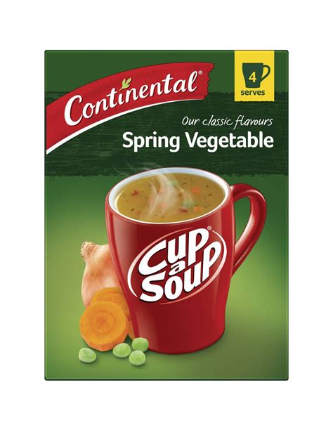 Continental Cup A Soup Classic Spring Vegetable 4 Pack Allys Bas