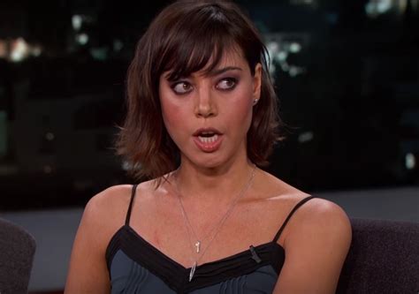 Aubrey Plaza Talks About What It Was Like Filming A Love Scene With