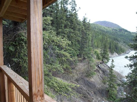 The cabins at denali park village will be on your left. Alaska Lodging with Cabins at Denali - Photo Tour