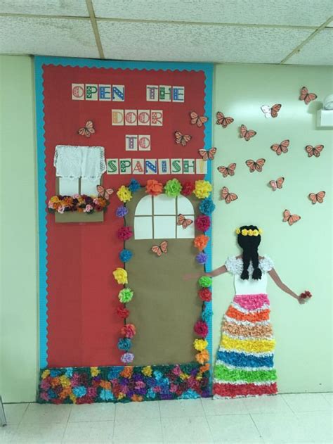 My Spanish Welcome Back Bulletin Board For Back To School Borrowed