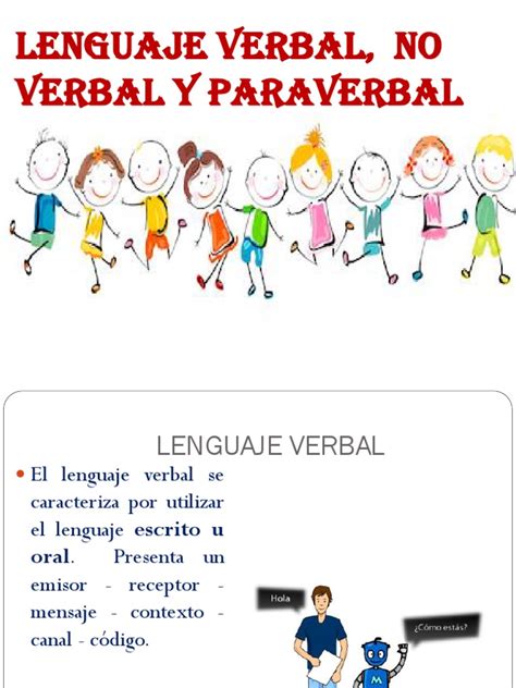 Lenguaje Verbal No Verbal Y Paraverbal Pdf Comunicación No Verbal