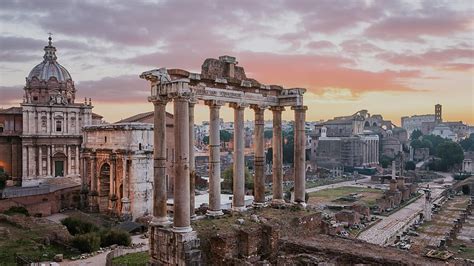 Roman Forum Forum Romanum In Rome Italy Aesthetic Roman Hd