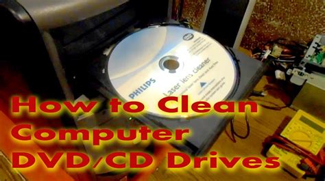 How To Clean Cddvd Laser Lens In Computer Youtube