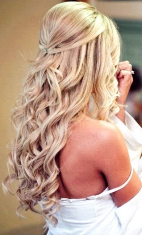 Gorgeous Pinned Back Hair ~ Bridal Half Updo Gvenny
