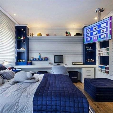 20+ Adorable Teenage Boy Room Decor Ideas For You | Decoração quarto