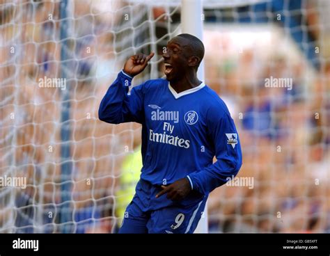 Chelseas Jimmy Floyd Hasselbaink Celebrates After Scoring The 4th Goal