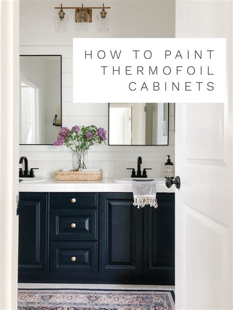 Can i paint thermofoil cabinets. How to Paint Thermofoil Cabinets - A Thoughtful Place ...