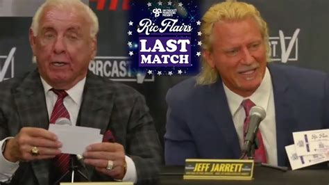 Ric Flair GIVES Jeff Jerry Jarrett TWO FRONT ROW TICKETS YouTube