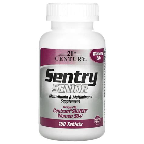 21st Century Sentry Senior Multivitamin And Multimineral Supplement Women 50 100 Tablets Iherb