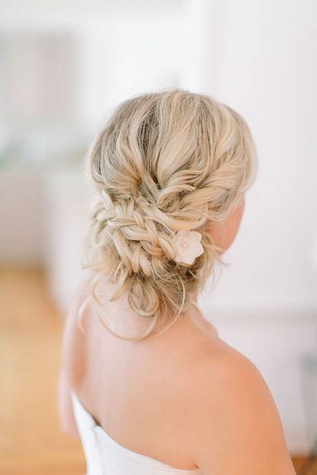 Hair length, texture, and a wedding theme all play a big role in determining the overall look that best suits each bride. Shoulder length bridal hairstyles
