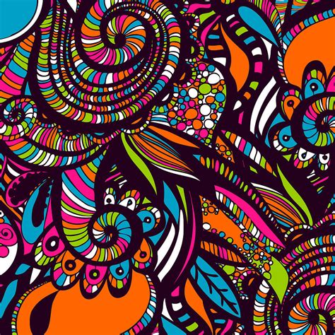 Colorful Doodle Art Digital Art By Cross Version Pixels