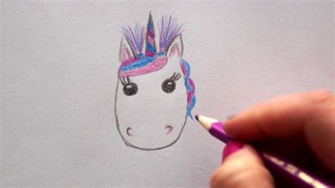 🦄 Einhorngesicht Zeichnen Einhorn Malen How To Draw Unicorn как