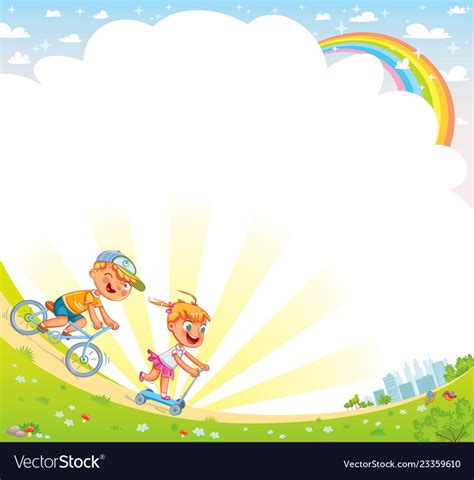 Kids Background For Your Design Royalty Free Vector Image
