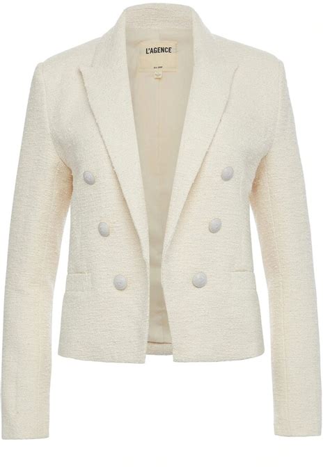 L Agence Brooke Double Breasted Blazer Shopstyle