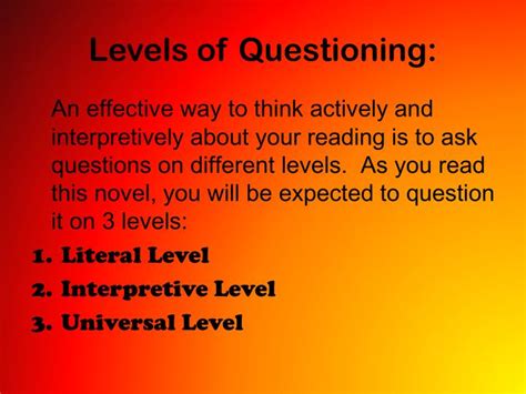 Ppt Levels Of Questioning Powerpoint Presentation Free Download