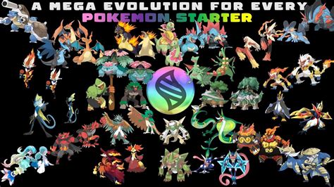 Pokemon Mega Evolution All Starters