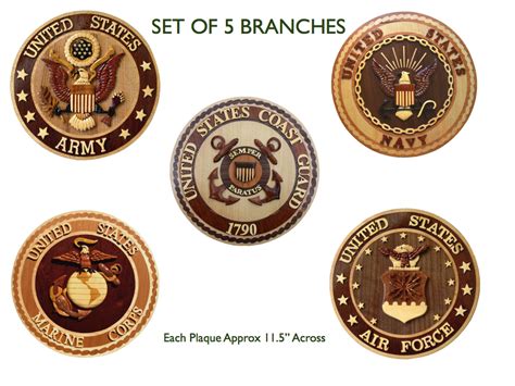 Military Emblems Military Plaques Wooden Plaques
