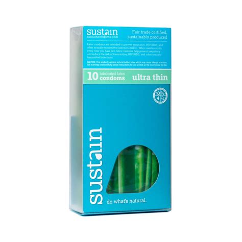 Lubricated Ultra Thin Condom By Sustain Thrive Market