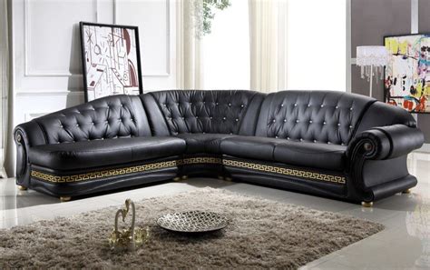 What A Design By Versace White Leather Couch Best Leather Sofa