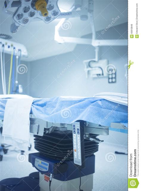 Orthopedics Surgery Hospital Operating Room Bed Stock Image Image Of