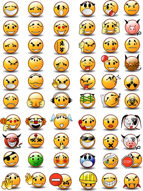 Emoticons Set Collection · Free Vector Graphic On Pixabay
