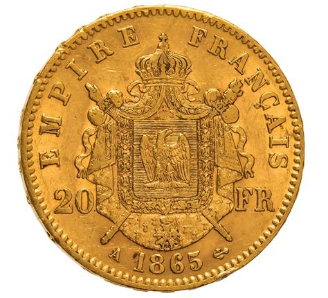 Buy 1865 Gold Twenty French Franc Coin From Bullionbypost From £36470