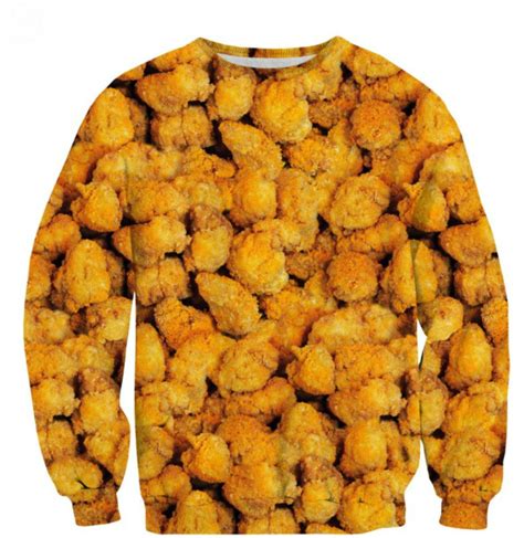 They're deliciously tender and perfectly crisp. Fast food fans snap up £36 "chicken nugget" jumper that ...