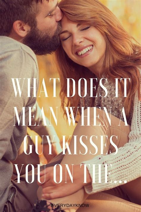 What Does It Mean When A Guy Kisses You On The Forehead Kiss You