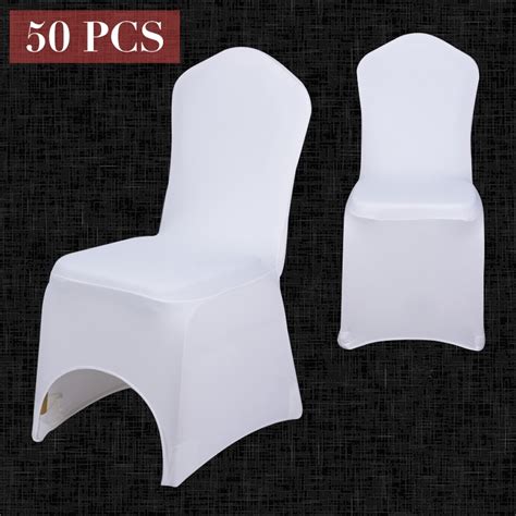 Guangzhou foshan cheap stretch universal chair seat covers christmas dining room chair cover for yrf. 50PCS Wholesale Universal White Chair Cover Spandex ...