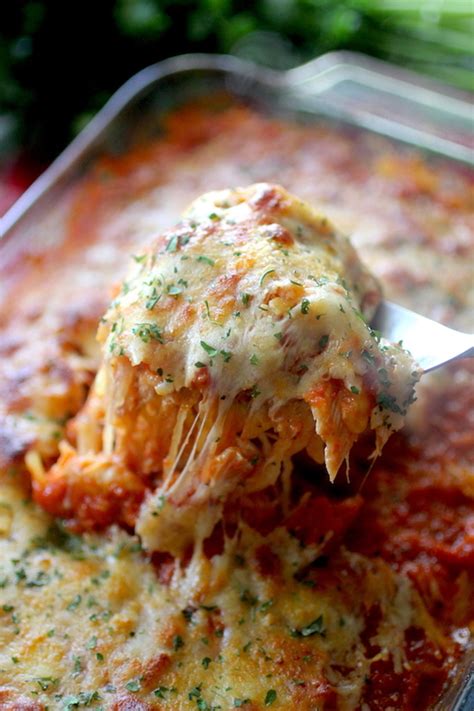 Maybe you would like to learn more about one of these? Chicken Parmesan Spaghetti Squash | Dashing Dish
