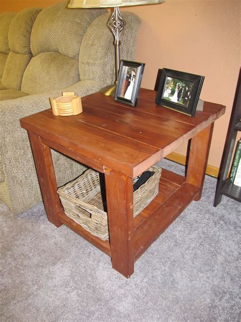 Below is the list of supplies that you might need for the same. Ana White | Rustic End Table - DIY Projects