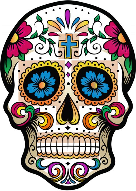 Voici 20 dessins de coloriage tête de mort mexicaine à imprimer gratuitement chez vous. Calavera - Tête de mort mexicaine 1 - ref.d7439 | MPA Déco