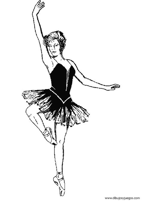 bailarinas-ballet-023 | Dibujos y juegos, para pintar y colorear