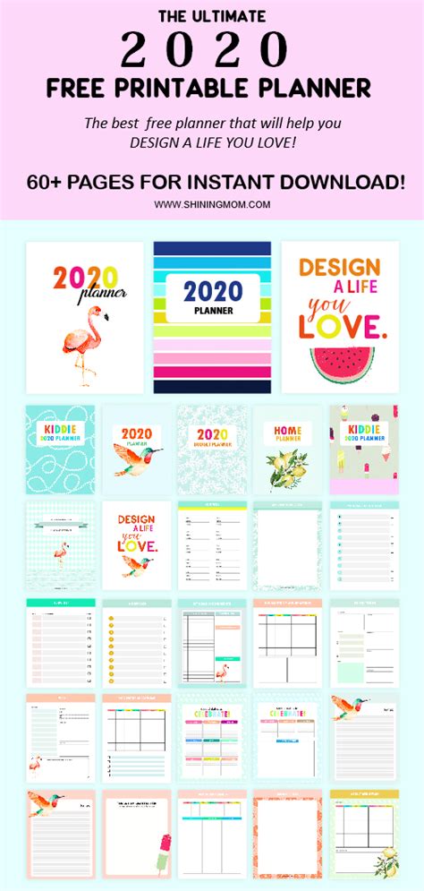 Free Planner 2020 Design A Life You Love