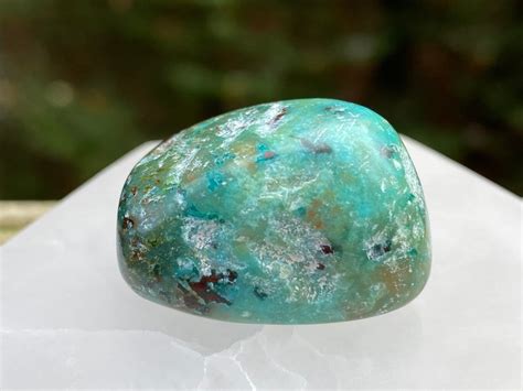 1 Turquoise Pocket Stone Tumbled Natural Peru Reiki Etsy