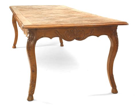French Provincial Oak Dining Table