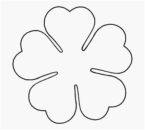 You can free download and customize. Flower Petal Clipart - 5 Petal Paper Flower Template , Transparent Cartoon, Free Cliparts ...