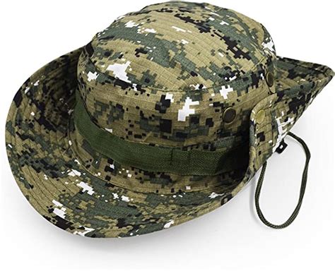 Buy Fashion Bee Camo Boonie Bucket Hatcamoue Cotton Fishing Sun Hat