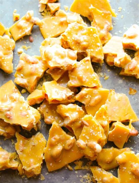 Peanuts or groundnuts are not true nuts, but legumes with high protein content. Easy Homemade Sea Salt Peanut Brittle - Layers of Happiness