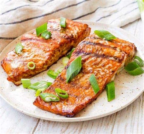 This quick and easy recipe for grilled salmon results in moist and tender fillets with beautiful grill marks. Best Grilled Salmon Recipe and Marinade - Rachel Cooks®