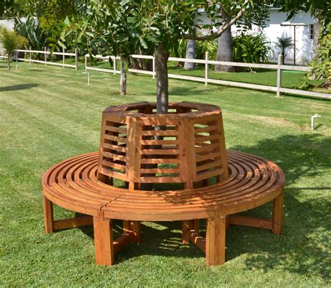 Very basic wrap around tree bench. Forever Tree Bench, Built to Last Decades | Forever Redwood
