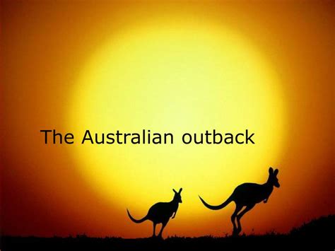 Ppt The Australian Outback Powerpoint Presentation Free Download