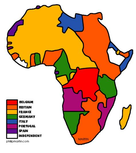Map Of Africa During Colonization Topographic Map Of Usa With States