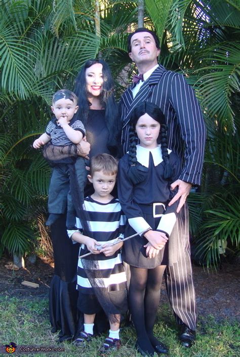 The addams family are so recognizable they are perfect for individuals, couples, groups or even families to dress up as. The Addams Family Halloween Costume