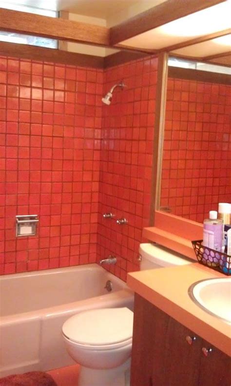 You have searched for retro bathroom tile and this page displays the closest product. mid century mod orange bathroom tile - Retro Renovation