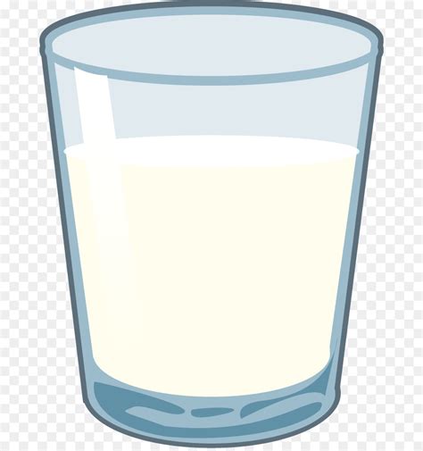 Glass Of Milk Cartoon Isolated On White Background My XXX Hot Girl