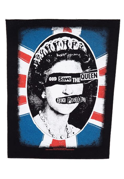 Sex Pistols God Save The Queen Backpatch Uk